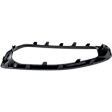 Front, Driver and Passenger Side Bumper Trims, Black, For Models with Molded Type Bumper
