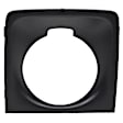 Driver and Passenger Side Fog Light Trim, Black