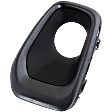Front, Driver and Passenger Side Fog Light Trims, Textured Black, Type 1