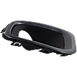 Front, Driver and Passenger Side Fog Light Trims, Textured Black, Type 1