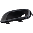 Front, Driver and Passenger Side Fog Light Trims, Textured Black, Type 1