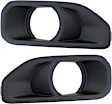 Front, Driver and Passenger Side Fog Light Trims, Primed
