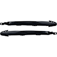 Driver and Passenger Side Fog Light Trims, Black