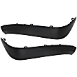 Front, Driver and Passenger Side Fender Flares, On Bumper, Textured Black, Trail Hawk Model