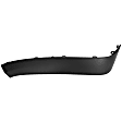 Front, Driver and Passenger Side Fender Flares, On Bumper, Textured Black, Trail Hawk Model