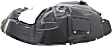 2017 Jeep Renegade - Front, Driver and Passenger Side Fender Liner