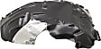 2018-2024 Jeep Wrangler - Front, Driver and Passenger Side, Fender Liner