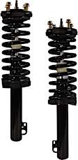 Front, Driver and Passenger Side Fully Loaded Strut, RWD