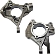 Front, Driver and Passenger Side Steering Knuckle, Without Backing Plate, Without Bearing