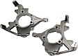 Front, Driver and Passenger Side Steering Knuckle, Without Backing Plate, Without Bearing