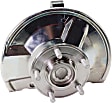 Front, Driver and Passenger Side Loaded Knuckle, With Backing Plate, With Bearing