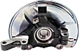 Front, Driver and Passenger Side Loaded Knuckle, With Backing Plate, With Bearing