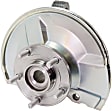 Front, Driver and Passenger Side Loaded Knuckle, With Backing Plate, With Bearing