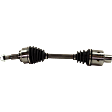Front, Driver and Passenger Side Axle Assemblies, For Models without Limited Slip Differential