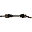 Front, Driver and Passenger Side Axle Assemblies, For Models without Limited Slip Differential