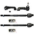 Front, Driver and Passenger Side, Inner and Outer Tie Rod End
