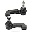 Front, Driver and Passenger Side, Outer Tie Rod End