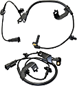 Front, Driver and Passenger Side ABS Speed Sensor Set of 2