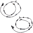 Front, Driver and Passenger Side ABS Speed Sensors