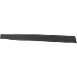 Front, Driver and Passenger Side Door Molding and Beltlines, Textured Black