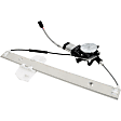 2010 Jeep Wrangler - Rear, Driver and Passenger Side Power Window Regulator, With Motor, For Models With Full Door Type