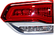 Driver and Passenger Side Tail Lights, with Bulbs, Halogen, Mounts On Liftgate, CAPA CERTIFIED