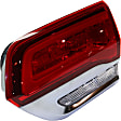 Driver and Passenger Side Tail Lights, with Bulbs, Halogen, Mounts On Liftgate, CAPA CERTIFIED