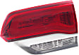 Driver and Passenger Side, Inner and Outer Tail Lights, with Bulb, Halogen, Mounts On Liftgate