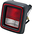 2018-2024 Jeep Wrangler - Driver and Passenger Sides Tail Lights, with Bulbs, Halogen, For Models without Blind Spot Detection, CAPA CERTIFIED