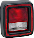 2018-2024 Jeep Wrangler - Driver and Passenger Sides Tail Lights, with Bulbs, Halogen, For Models without Blind Spot Detection, CAPA CERTIFIED