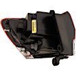 Driver and Passenger Side, Inner and Outer Halogen Tail Light, With bulb(s), OE Replacement