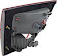 2012 Jeep Grand Cherokee - Driver and Passenger Side, Inner and Outer Halogen Tail Light, With bulb(s), Mounts on Liftgate, OE Replacement
