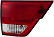 2012 Jeep Grand Cherokee - Driver and Passenger Side, Inner and Outer Halogen Tail Light, With bulb(s), Mounts on Liftgate, OE Replacement