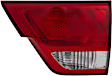 2012 Jeep Grand Cherokee - Driver and Passenger Side, Inner and Outer Halogen Tail Light, With bulb(s), Mounts on Liftgate, OE Replacement