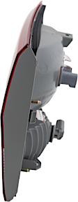 2012 Jeep Grand Cherokee Laredo X - Passenger Side, Inner and Outer Halogen Tail Light, With bulb(s), Mounts on Liftgate, OE Replacement