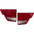 2012 Jeep Grand Cherokee - Driver and Passenger Side, Inner Halogen Tail Light, With bulb(s), OE Replacement