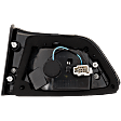 Driver and Passenger Side, Inner Halogen Tail Lights, with Bulbs, CAPA Certified