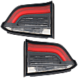 Driver and Passenger Side, Inner LED Tail Light, With bulb(s), OE Replacement, CAPA Certified