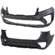 Front and Rear Primed Bumper Cover CAPA Certified
