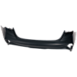 Front and Rear Primed Bumper Cover CAPA Certified