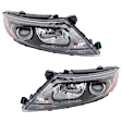 Driver and Passenger Side Headlights, with Bulbs, HID/Xenon, with HID Bulbs and ballast, Sedan, with daytime running light, CAPA Certified
