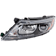 Driver and Passenger Side Headlights, with Bulbs, HID/Xenon, with HID Bulbs and ballast, Sedan, with daytime running light, CAPA Certified