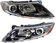 2011 Kia Optima - Driver and Passenger Side Halogen Headlight, With bulb(s),  Korea Built Vehicle, Production Date Up To December 6 2010, OE Replacement, Sedan