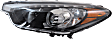 Driver and Passenger Side Headlights, with Bulbs, HID/Xenon, with HID Bulbs and ballast, Production Date From October 17 2014