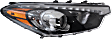 Driver and Passenger Side Headlights, with Bulbs, HID/Xenon, with HID Bulbs and ballast, Production Date From October 17 2014