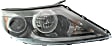 Driver and Passenger Side Headlights, with Bulbs, Halogen, with LED Accent Light