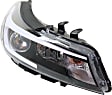 Driver and Passenger Side Headlights, with Bulbs, Halogen, Production Date To July 04 2017, without LED position (parking) light, CAPA Certified
