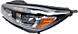 Driver and Passenger Side Headlights, with Bulbs, HID/Xenon, with HID Bulbs and ballast, without Adaptive Headlights