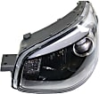 Driver and Passenger Side Headlights, with Bulbs, Halogen, Projector Type