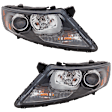 Driver and Passenger Side HID/Xenon Headlight, With bulb(s), OE Replacement